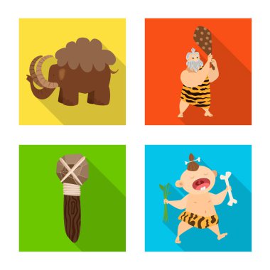 Evrim ve tarih öncesi işareti yalıtılmış nesne. Evrim ve geliştirme hisse senedi simgesi için web topluluğu.