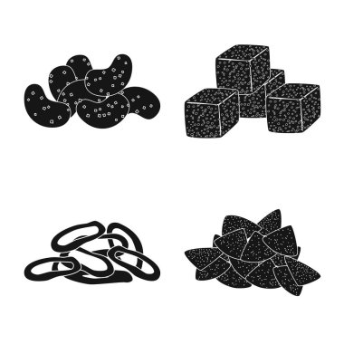 Parti ve pişirme simgesinin yalıtılmış nesnesi. Web için parti ve gevrek stok sembolü seti.