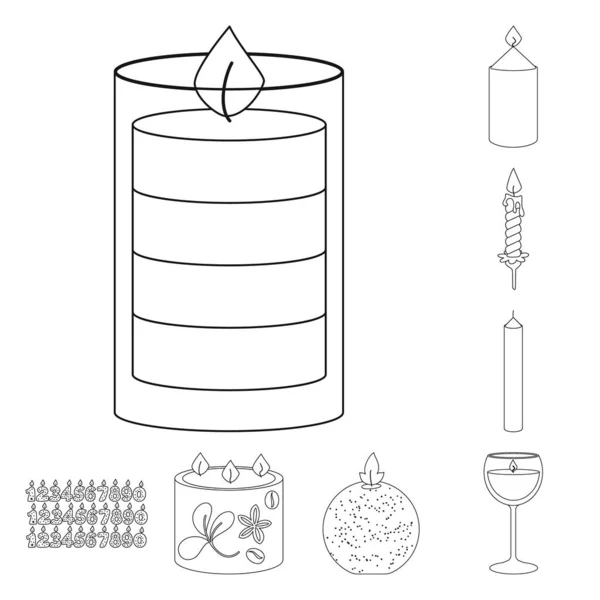 Illustration vectorielle de la source et signe de cérémonie. Collecte d'illustrations vectorielles des sources et des stocks de feu . — Image vectorielle