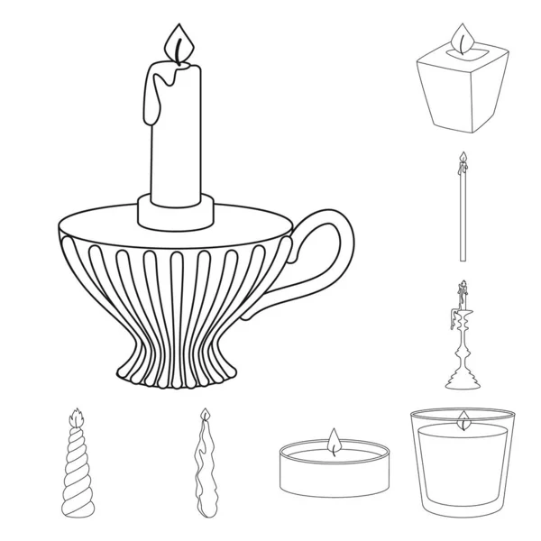 Vektor illustration av källa och ceremoni symbol. Insamling av käll och brandvektor ikon för lager. — Stock vektor