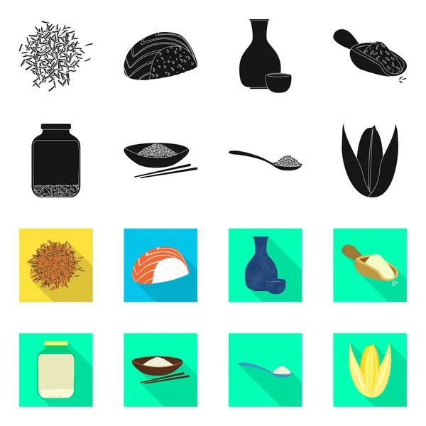 作物和生态标志的孤立对象。作物和烹饪库存向量集合例证. — 图库矢量图片