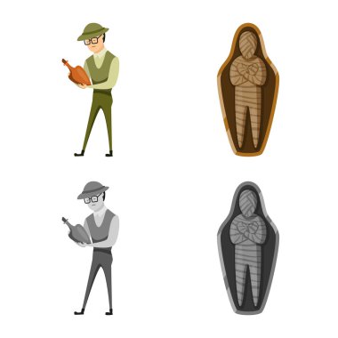 Hikaye ve öğeleri logosu yalıtılmış nesne. Hisse senedi için hikaye ve öznitelikleri vektör simge kümesi.