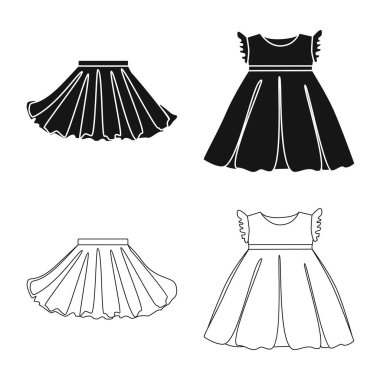 Moda ve giysi işareti yalıtılmış nesne. Moda ve pamuk hisse senedi simgesi için web topluluğu.