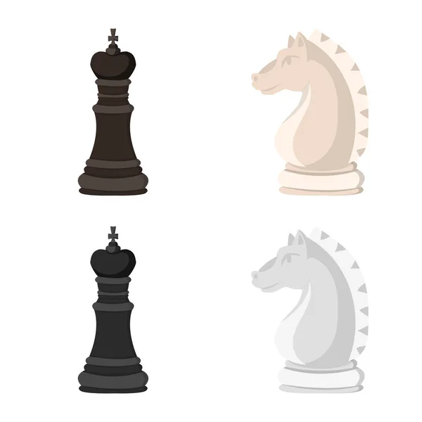 Objet isolé de checkmate et icône mince. Collecte de checkmate et icône vectorielle cible pour le stock . — Image vectorielle