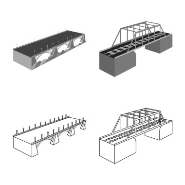Bağlantı ve tasarım simge vektör Illustration. Bağlantı ve yan hisse senedi vektör çizim.