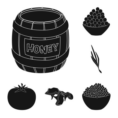 Organik ve pişirme logo vektör tasarımı. Organik topluluğu ve tatlar vektör hisse senedi simgesi.