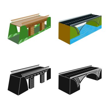 Bağlantı ve tasarım simge vektör tasarımı. Bağlantı ve yan vektör simgesini hissenin koleksiyonu.
