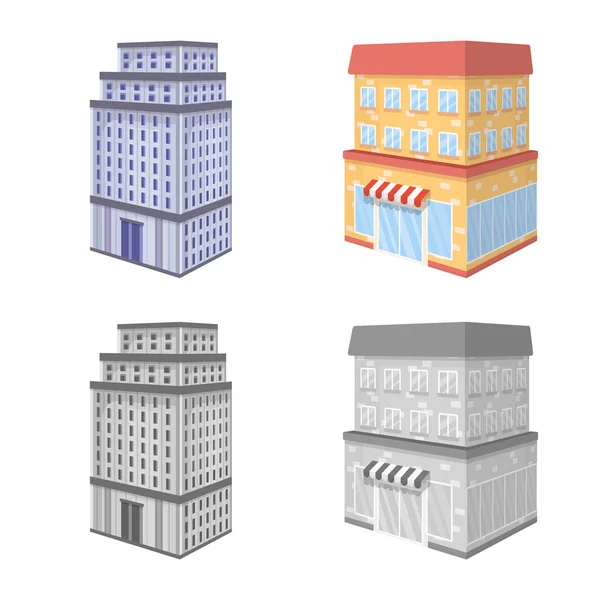 Векторні ілюстрації будівельної та будівельної ікони. Набір символів будівництва та нерухомості для Інтернету . — стоковий вектор