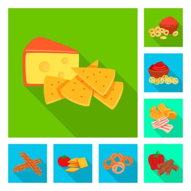 Tat ve daiç simge vektör Illustration. Tat ve organik hisse senedi vektör çizim.