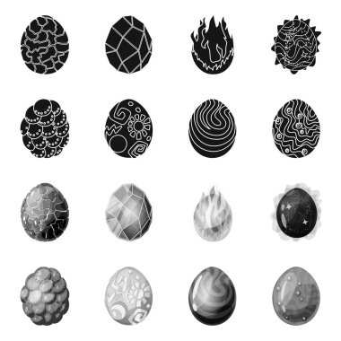 Hayvan ve tarih öncesi logo vektör tasarımı. Hisse senedi için hayvan ve sevimli vektör simge kümesi.