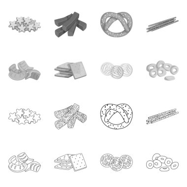 Oktoberfest ve bar simge vektör tasarımı. Oktoberfest ve hisse senedi vektör çizim pişirme koleksiyonu.