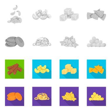 Oktoberfest ve bar simge vektör Illustration. Oktoberfest ve hisse senedi vektör çizim pişirme.