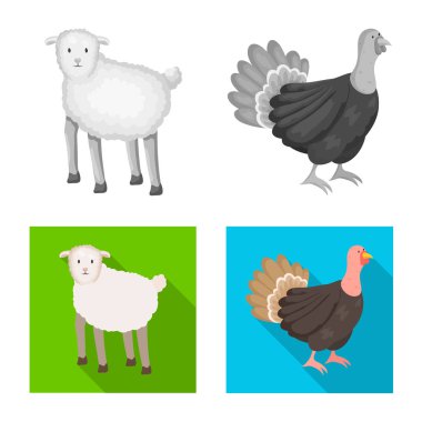 Üreme ve mutfak işareti tasarımı vektör. Koleksiyon ıslahının ve organik hisse senedi vektör çizim.