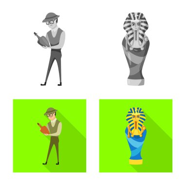 Hikaye ve öğeleri işaret yalıtılmış nesne. Hikaye ve öznitelikleri hisse senedi vektör çizim topluluğu.