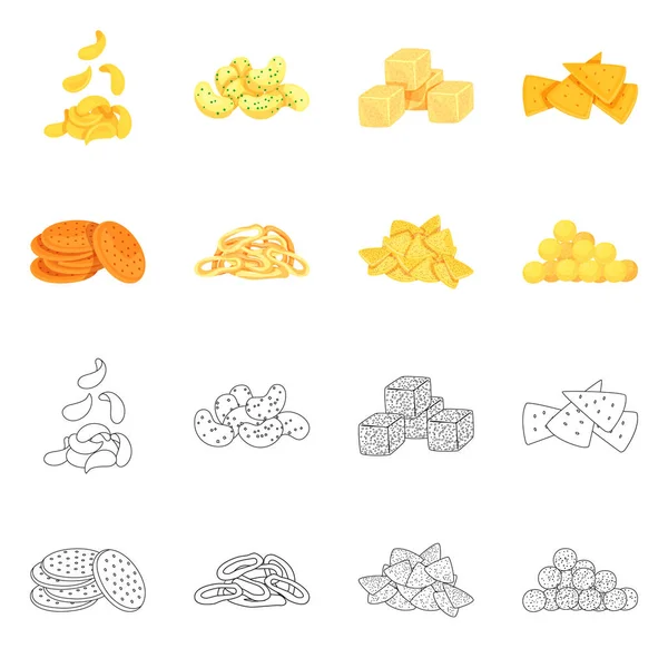 Objet isolé de l'Oktoberfest et logo de la barre. Jeu d'Oktoberfest et symbole de fond de cuisson pour toile . — Image vectorielle