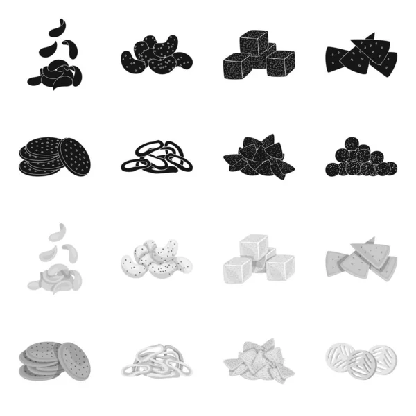 Diseño vectorial de Oktoberfest y logotipo de la barra. Set de Oktoberfest y vector de cocina icono para stock . — Vector de stock