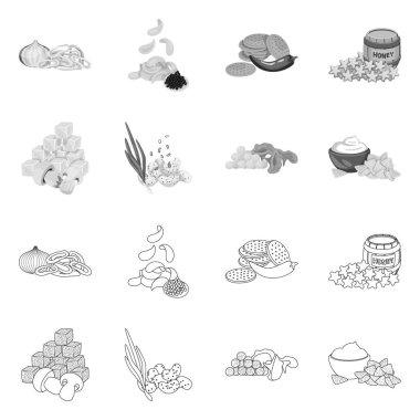 Tat ve işareti daiç vektör tasarımı. Tat ve organik hisse senedi vektör çizim.