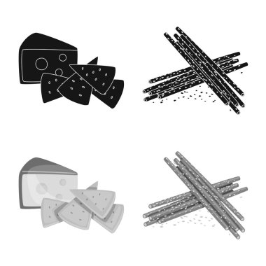 Tat ve daiç simge vektör Illustration. Tat ve organik hisse senedi vektör çizim koleksiyonu.