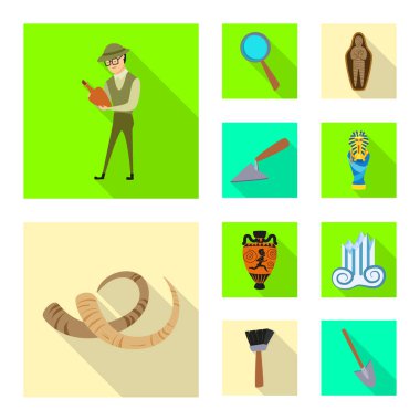 Hikaye ve öğeleri simge vektör tasarımı. Hikaye ve öznitelikleri koleksiyonu vektör hisse senedi simgesi.