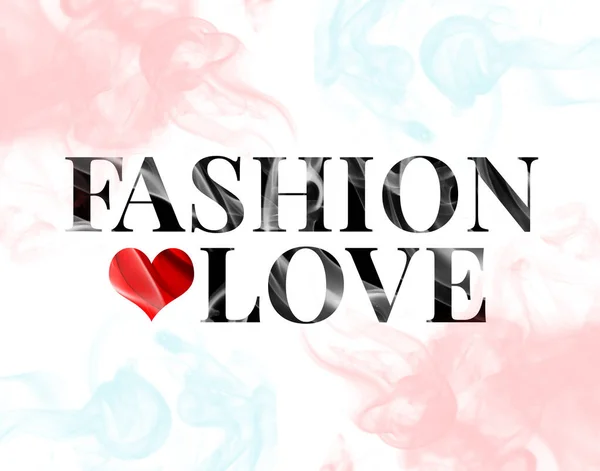 Love Fashion Design Abstract Watercolor Frame Design — Stock Photo, Image