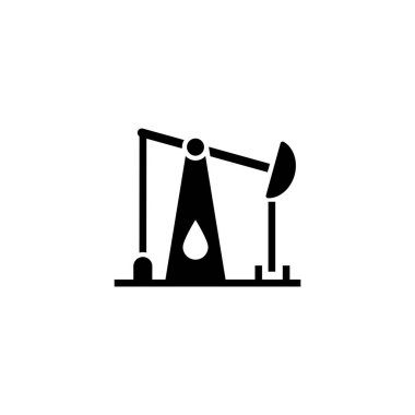 Web sitesi, mobil uygulama, sunum ve bilgi için beyaz arkaplan vektör illüstrasyonunda siyah yassı tasarım. Grafik tasarım ögesi