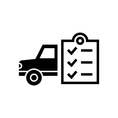 beyaz arkaplan üzerinde siyah düz tasarım simge vektörü