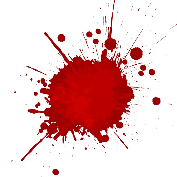 Vector röd färg splatter design bakgrund. illustration vektor — Stock vektor