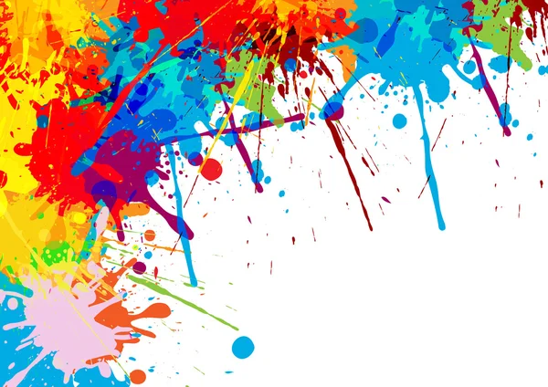 Abstract splatter Color background. illustration vector design — Stock Vector