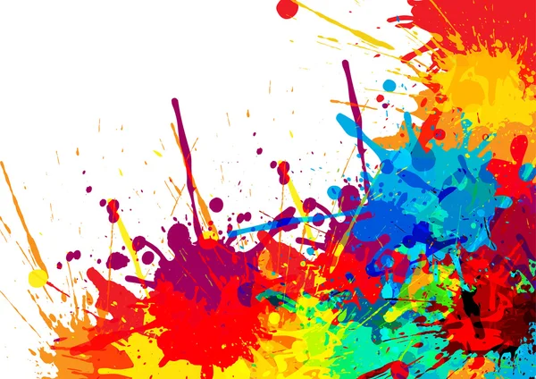 Abstrakte Splatterfarbe Hintergrund. Illustrationsvektordesign — Stockvektor