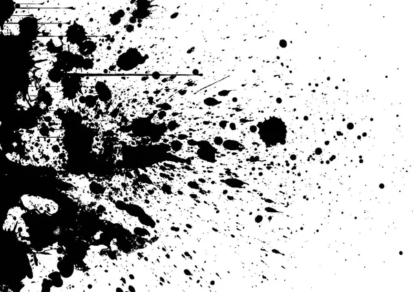 Vektor Splatter Hintergrund schwarze Farbe. Illustrationsvektor desi — Stockvektor
