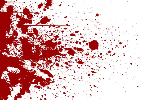 Vektor Splatter Hintergrund rote Farbe. Illustrationsvektordesign — Stockvektor