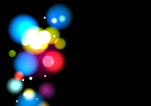 Abstracto color borroso con fondo bokeh — Vector de stock