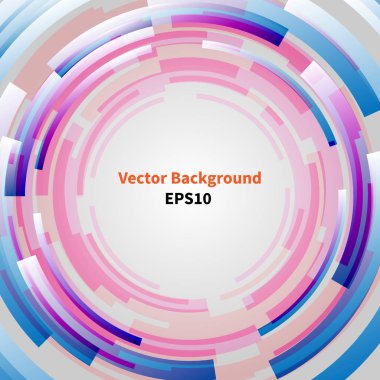 Soyut teknoloji daireleri vektör arkaplanı