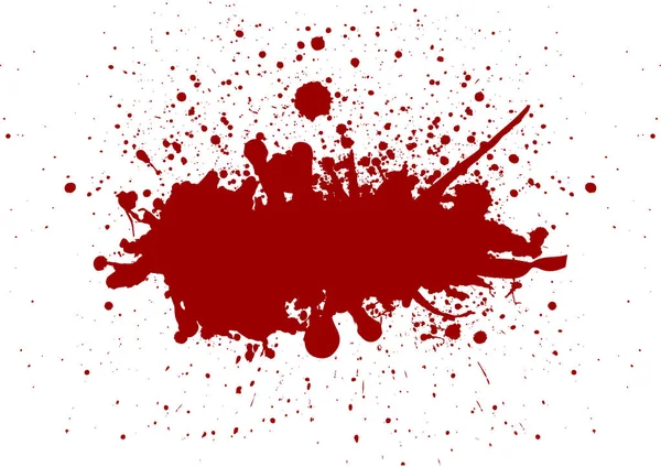 Vektor rote Farbe Splatter Hintergrund. Illustrationsvektor desig — Stockvektor
