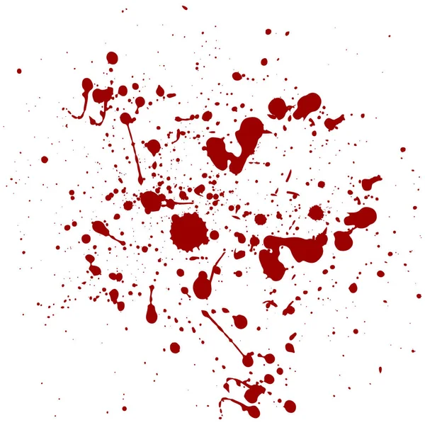 Abstrakte Splatter rote Farbe Hintergrund. Illustrationsvektor desi — Stockvektor