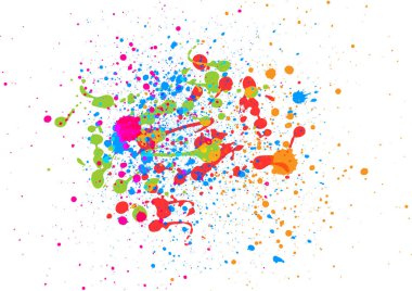 soyut sıçramak renk arka plan. illüstrasyon vektör tasarımı