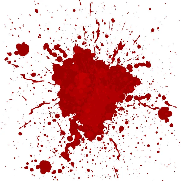 Vetor abstrato splatter sangue isolado —  Vetores de Stock