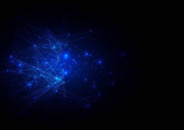 soyut mesh ışık teknolojik altyapı ile