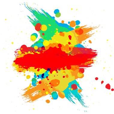 soyut vektör renk arka plan sıçramak. illüstrasyon vektör d