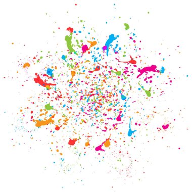 soyut vektör renk arka plan sıçramak. illüstrasyon vektör 