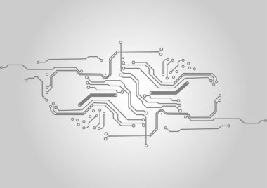 vektör devre teknolojik altyapı, illüstrasyon vektör desig