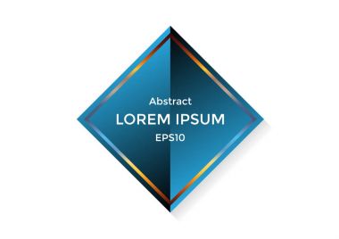 Soyut geometrik şekil design.illustration vektör de vektör