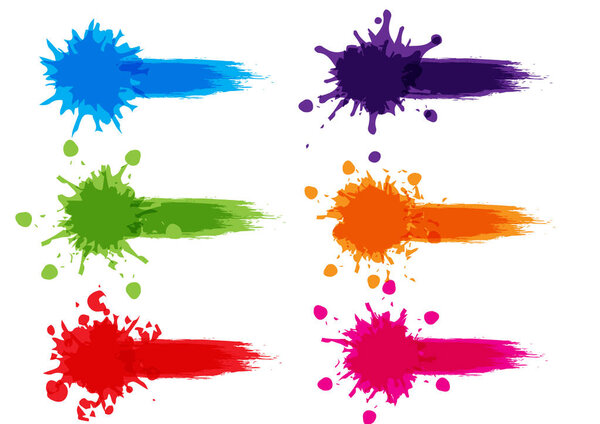 векторные брызги этикетки фона. векторная метка
