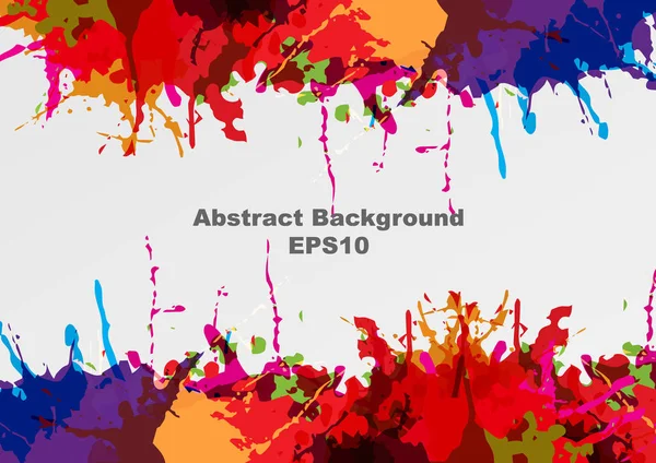 Vector abstracto color pintura salpicadura fondo. Vector ilustra — Archivo Imágenes Vectoriales
