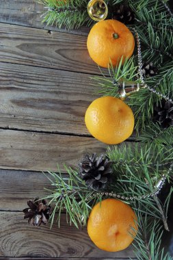 Mandalina ile Noel arka plan