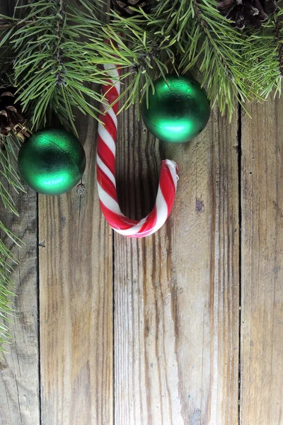 Vánoční pozadí s candy — Stock fotografie