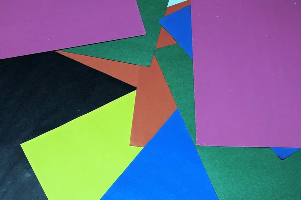 Bunter Hintergrund aus Papier in verschiedenen Farben — Stockfoto