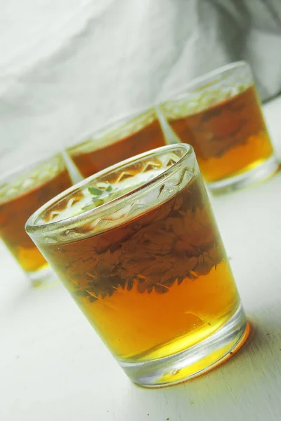 Brandy ve limon — Stok fotoğraf