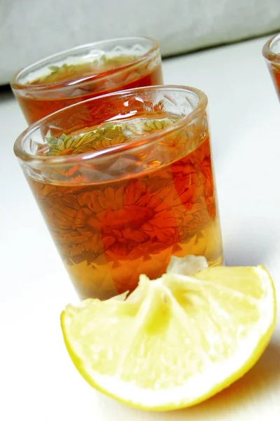 Brandy és citrom — Stock Fotó