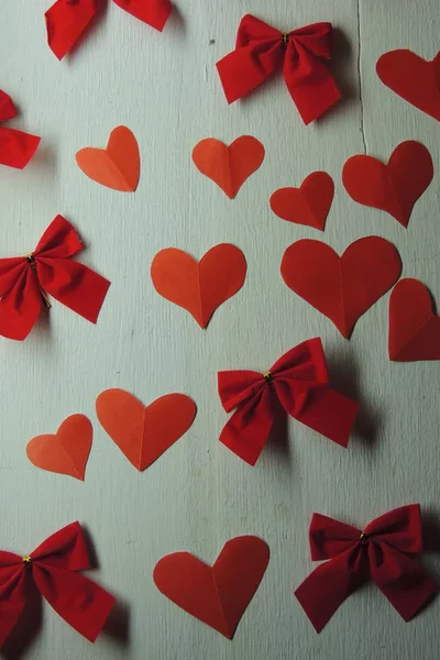 Червоне серце. Фон для день Святого Валентина — стокове фото